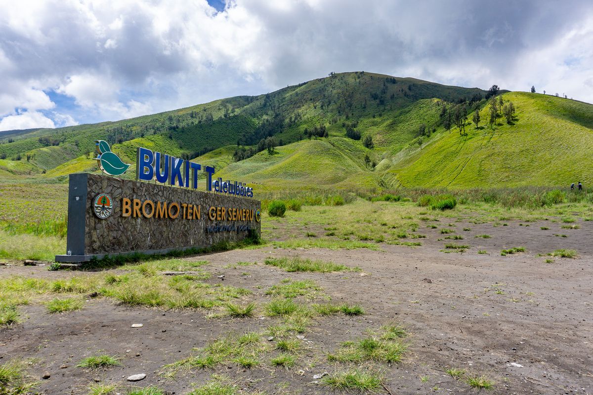 Bukit Teletubbies Bromo: Lanskap Aneh yang Seperti Dunia Lain